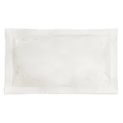 Dea Luxury Linens Matera Embroidered King Sham In Ivory/ Ivory