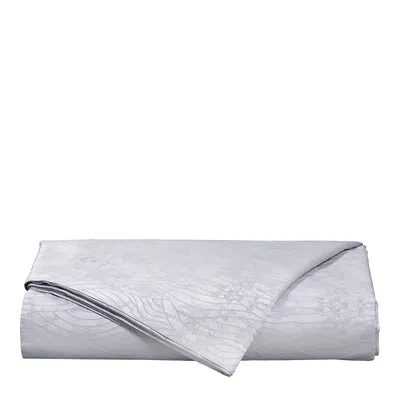 Dea Luxury Linens Pelago Jacquard Duvet Cover, King In Iceblue