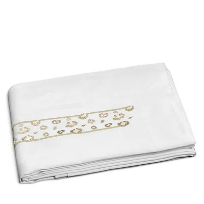 Dea Luxury Linens Timothy Corrigan For Dea Animale Embroidered Flat Sheet, Queen