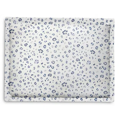 Dea Luxury Linens Timothy Corrigan For Dea Animale Print Sham, Standard In Blue