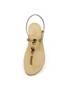 Dea Sandals Licampi Amber Jewel Sandals In Amber