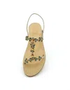 Dea Sandals Scopolo H Amber And Grey Sandals In Platinum Gold Laminated, Amber, Grey, Crystals