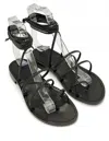 Dea Sandals Total Black Sn Slave Sandals In Black