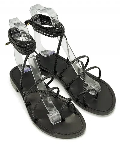 Dea Sandals Total Black Sn Slave Sandals