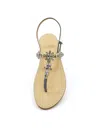 Dea Sandals Via Krupp Gray Suede Jewel Sandals In Gray, Crystals