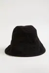 Deadwood Buck Suede Hat In Black In Black