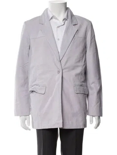 Pre-owned Deadwood Lambskin Jacket In Purple