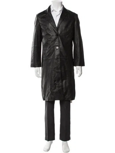 Pre-owned Deadwood Lambskin Overcoat W/ Tags In Multi