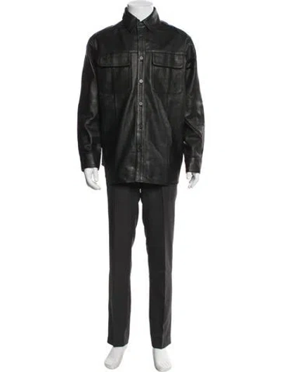 Pre-owned Deadwood Lambskin Utility Jacket W/ Tags In Multi