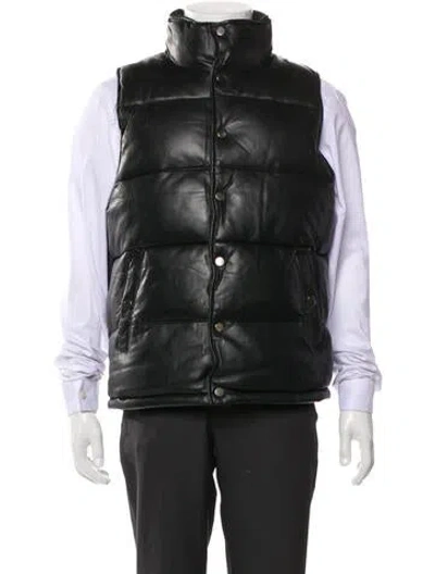 Pre-owned Deadwood Lambskin Vest W/ Tags In Green