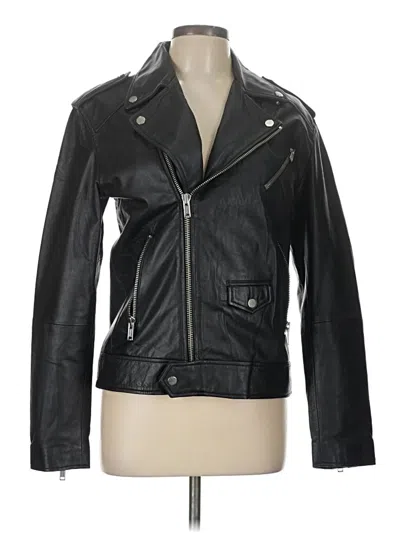 Deadwood Leather Jacket In Black