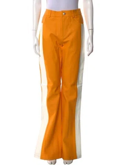 Pre-owned Deadwood Leather Wide Leg Pants W/ Tags In Multi