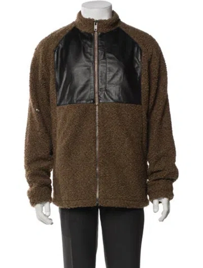 Pre-owned Deadwood Moto Jacket In Brown