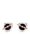 Deakin & Francis Aluminium Sopwith Propellor Cufflinks In Black