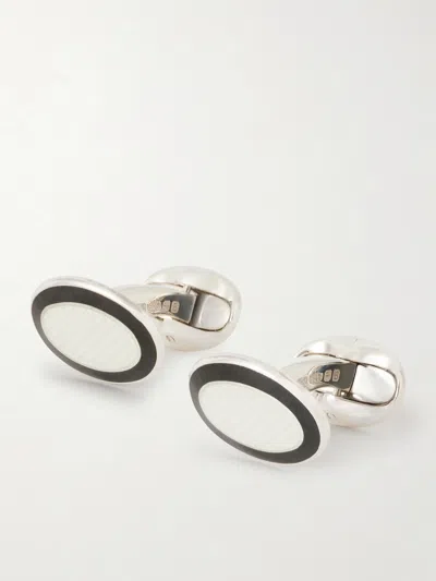 Deakin & Francis Enamel Sterling Silver Cufflinks