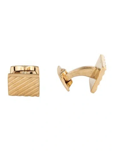Pre-owned Deakin & Francis Fundamentals Square Cufflinks In Multicolor