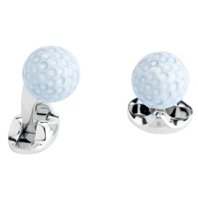 Pre-owned Deakin & Francis Golf Ball Cufflinks In Multi
