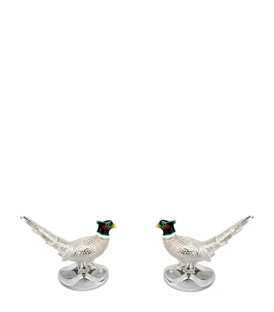 Deakin & Francis Sterling Silver Pheasant Cufflinks