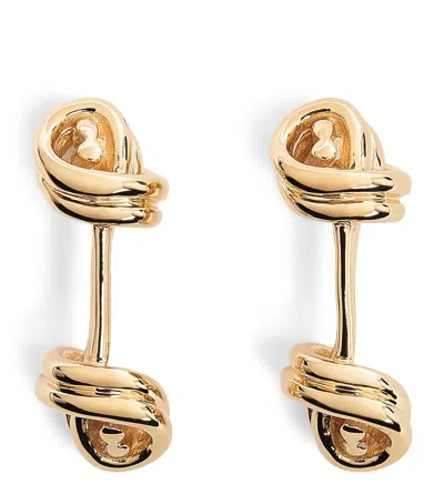 Deakin & Francis Yellow Gold Knot Cufflinks