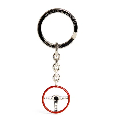 Deakin & Francis Sterling Silver Steering Wheel Keyring