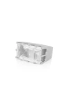 Dean Davidson Baguette-cut Simulated White Topaz Castle Ring In Metallic