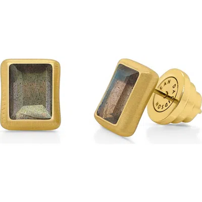 Dean Davidson Baguette Stone Stud Earrings