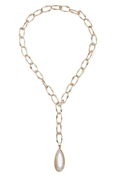 Dean Davidson Charlotte White Topaz Collar Necklace In White Cz/gold
