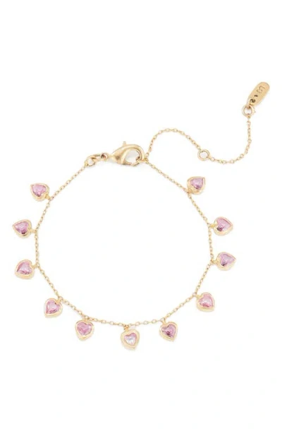 Dean Davidson Cherie Heart Charm Bracelet In Gold