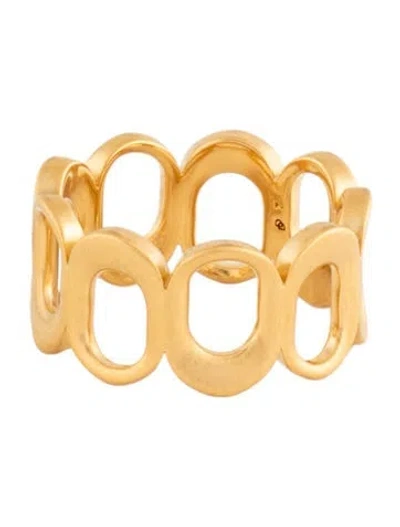 Pre-owned Dean Davidson Crosby Link Ring In Multicolor