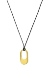Dean Davidson Crosby Long Pendant Necklace In Black