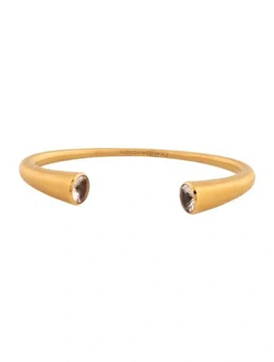 Pre-owned Dean Davidson Crystal Cuff Bracelet, 6" In Multicolor