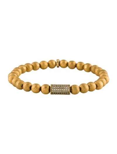 Pre-owned Dean Davidson Crystal Petit Pavé Beaded Bracelet, 6.5" In Multi