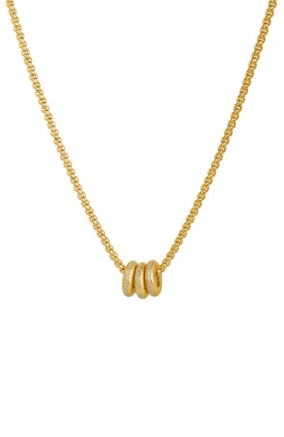 Dean Davidson Dauphine Pavé Pendant Necklace