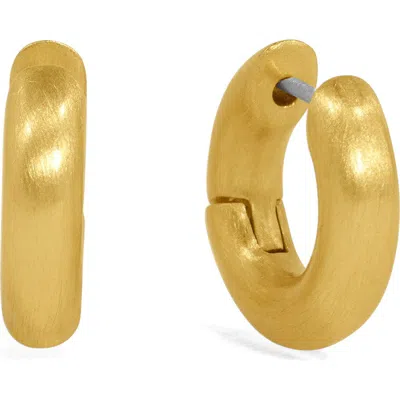 Dean Davidson Dune Crescent Huggie Hoop Earrings In Gold