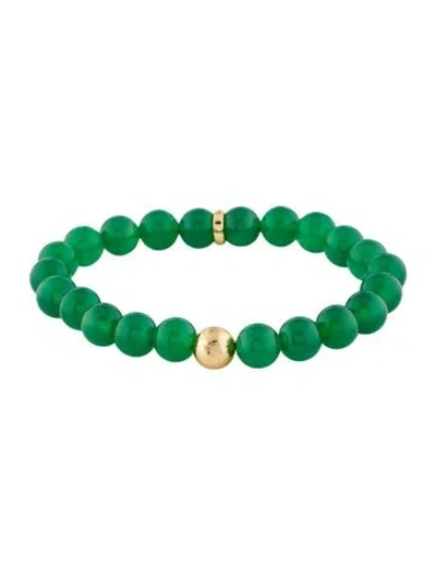 Pre-owned Dean Davidson Ethos Bead Bracelet, 6.5" In Green