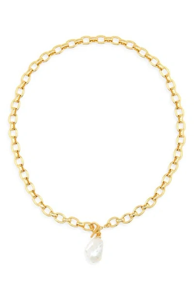 Dean Davidson Florence Freshwater Pearl Pendant Collar Necklace