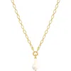 Dean Davidson Florence Freshwater Pearl Pendant Long Chain Necklace