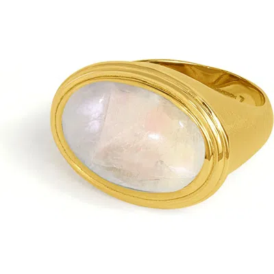 Dean Davidson Forme Moonstone Statement Ring In Moonstone/gold