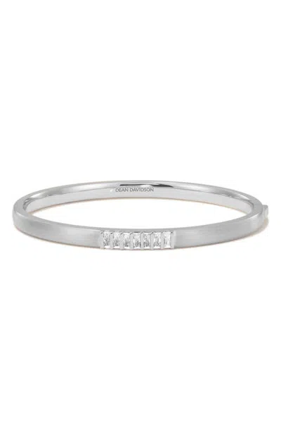 Dean Davidson Gemma Bangle In White Cz/silver