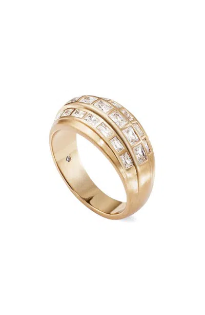 Dean Davidson Gia Cubic Zirconia Ring In White Cz/gold