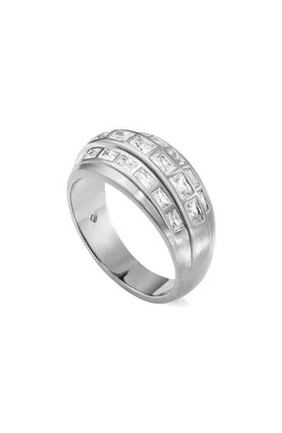Dean Davidson Gia Cubic Zirconia Ring In White Cz/silver
