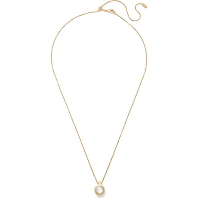 Dean Davidson Ipanema Mini Pendant Necklace In Iridescent Pearl/gold
