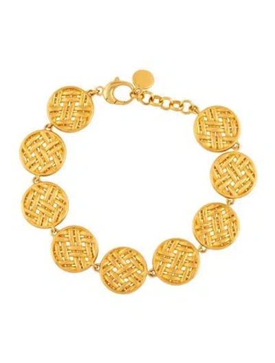 Pre-owned Dean Davidson Link Bracelet, 7.25" In Multicolor