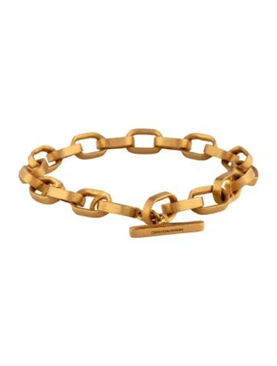 Pre-owned Dean Davidson Manhattan Chain Statement Link Bracelet, 7" In Multicolor
