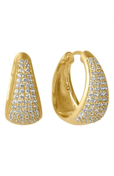 Dean Davidson Margaux Pavé Hoop Earrings In Gold