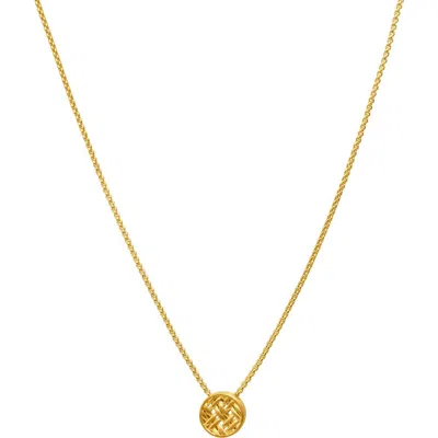 Dean Davidson Mini Cinta Pendant Necklace In Gold