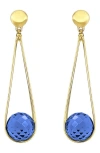 Dean Davidson Mini Ipanema Drop Earrings In Midnight Blue/gold