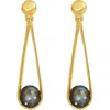 Dean Davidson Mini Ipanema Labradorite Drop Earrings In Gold