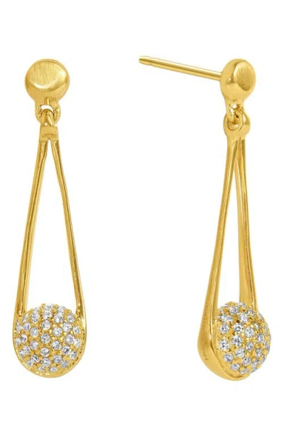 Dean Davidson Mini Ipanema Pavé Drop Earrings In Gold