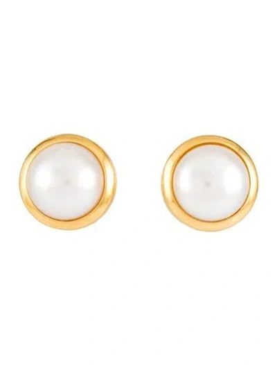 Pre-owned Dean Davidson Pearl Stud Earrings In Multi